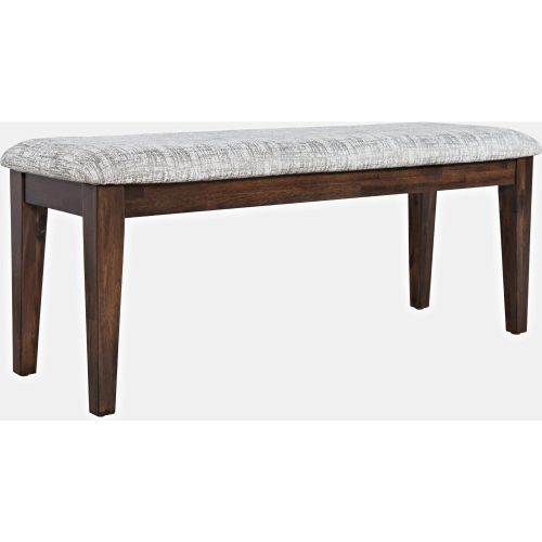 Urban Icon 42" Round Dining Table in Merlot with Glass Inlay